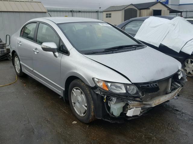 JHMFA36219S009758 - 2009 HONDA CIVIC HYBR SILVER photo 1