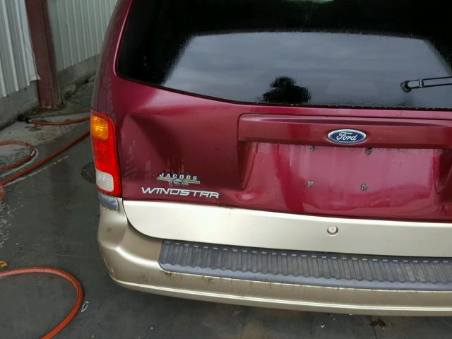 2FMDA5343XBB66009 - 1999 FORD WINDSTAR S MAROON photo 9