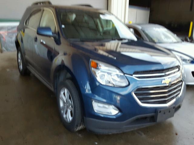 2GNALCEK2G6277216 - 2016 CHEVROLET EQUINOX LT BLUE photo 1