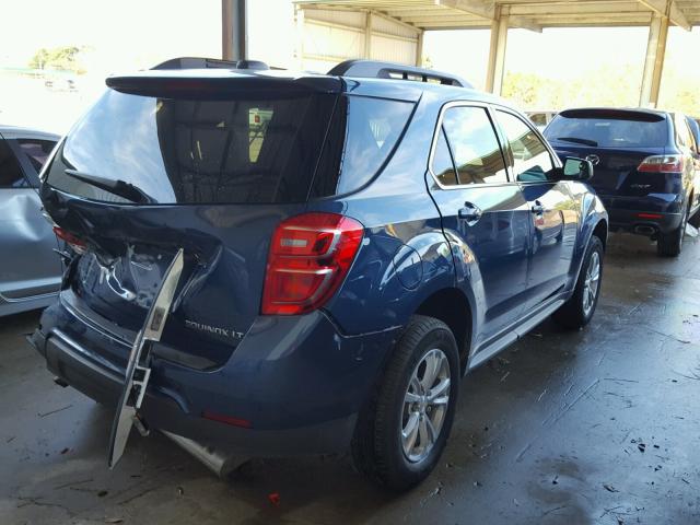 2GNALCEK2G6277216 - 2016 CHEVROLET EQUINOX LT BLUE photo 4