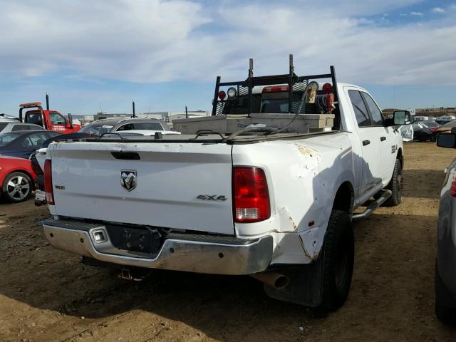 3C63RRHL1EG167757 - 2014 RAM 3500 SLT WHITE photo 4