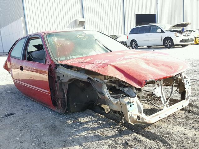 2HGEJ6348VH102722 - 1997 HONDA CIVIC DX RED photo 1