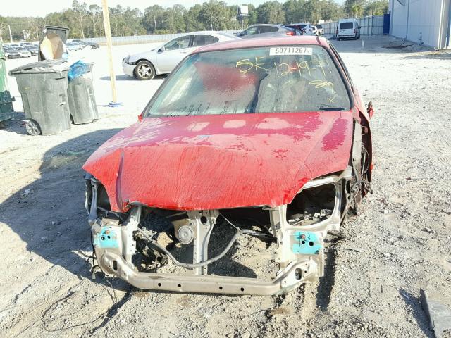 2HGEJ6348VH102722 - 1997 HONDA CIVIC DX RED photo 9