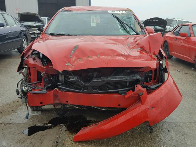 2G1WC5E37D1160901 - 2013 CHEVROLET IMPALA LTZ RED photo 9