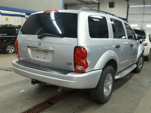 1D4HB58D65F574501 - 2005 DODGE DURANGO LI SILVER photo 4