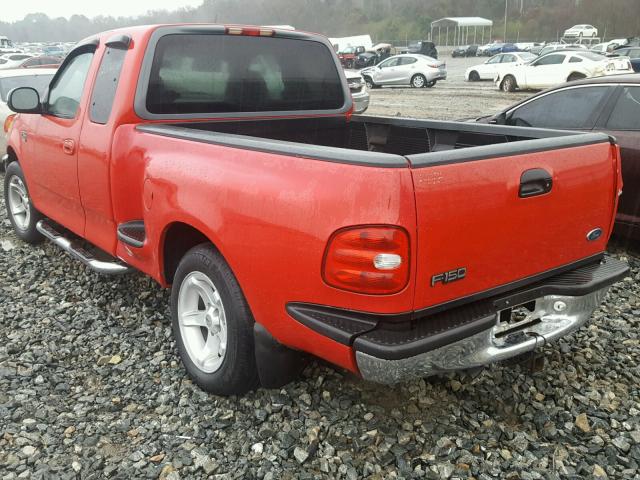 2FTZX0761WCA77619 - 1998 FORD F150 RED photo 3