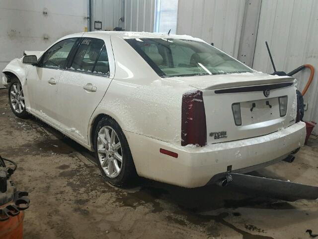 1G6DC67A750180453 - 2005 CADILLAC STS WHITE photo 3