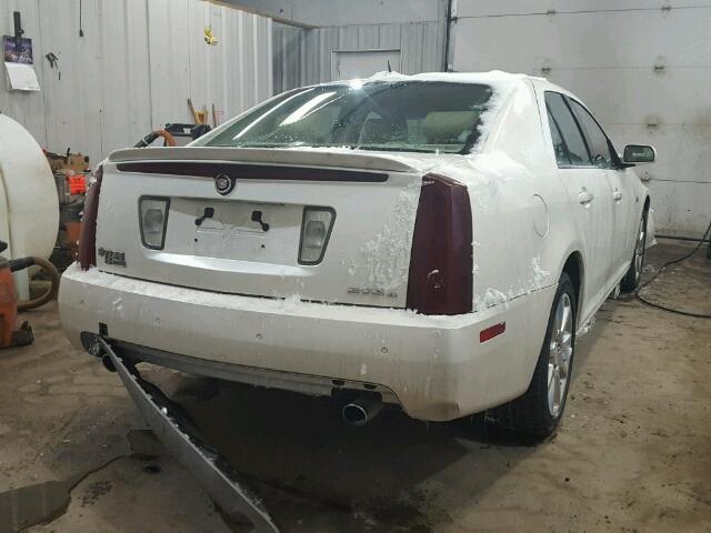 1G6DC67A750180453 - 2005 CADILLAC STS WHITE photo 4