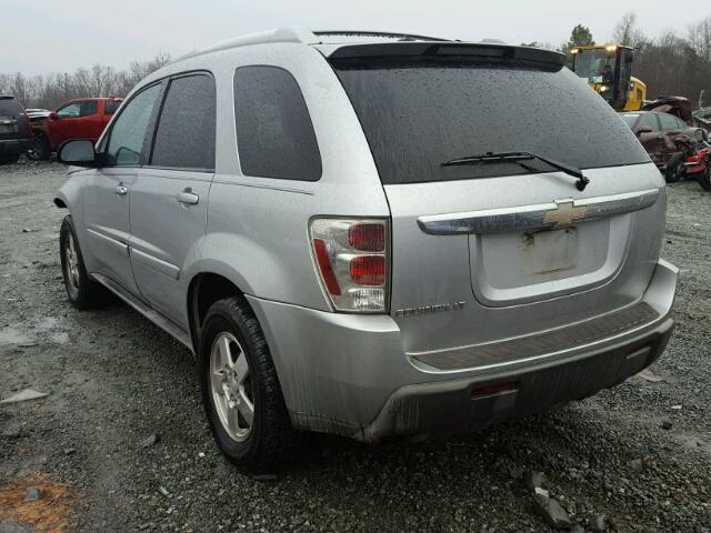 2CNDL63F156192373 - 2005 CHEVROLET EQUINOX LT SILVER photo 3