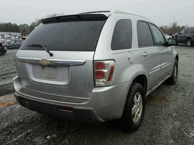 2CNDL63F156192373 - 2005 CHEVROLET EQUINOX LT SILVER photo 4