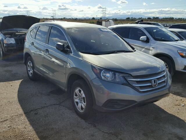 2HKRM3H37CH514995 - 2012 HONDA CR-V LX GREEN photo 1