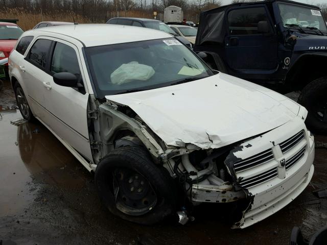 2D4FV37V68H242431 - 2008 DODGE MAGNUM SXT WHITE photo 1