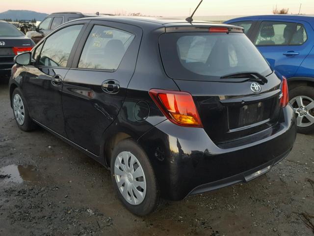 VNKKTUD34HA081657 - 2017 TOYOTA YARIS L BLACK photo 3