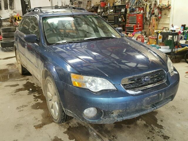 4S4BP62C067335902 - 2006 SUBARU LEGACY OUT BLUE photo 1