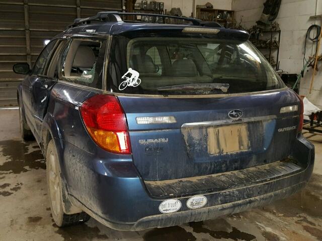 4S4BP62C067335902 - 2006 SUBARU LEGACY OUT BLUE photo 3