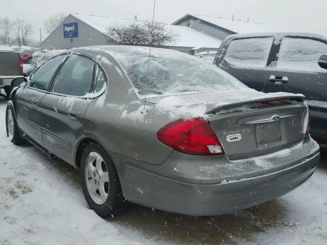 1FAHP55S03G210041 - 2003 FORD TAURUS SES GRAY photo 3