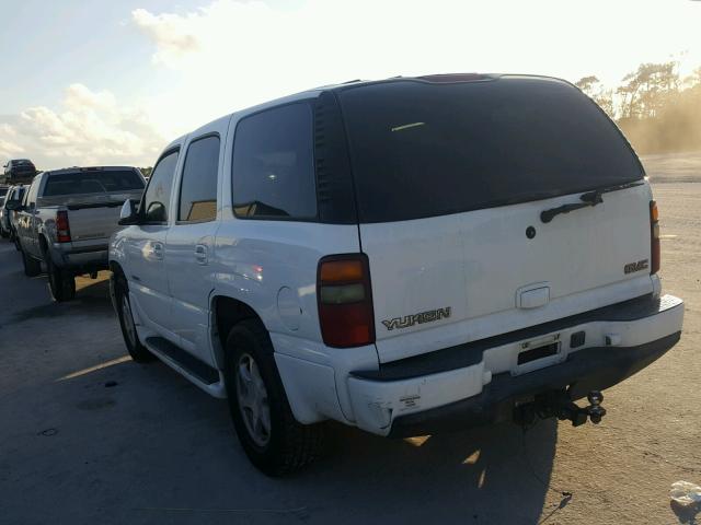 1GKEK63U01J208770 - 2001 GMC DENALI WHITE photo 3