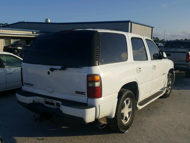 1GKEK63U01J208770 - 2001 GMC DENALI WHITE photo 4