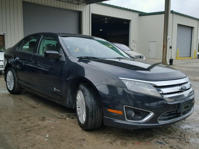 3FADP0L35BR117424 - 2011 FORD FUSION HYB BLACK photo 1