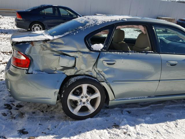 4S3BL616297218371 - 2009 SUBARU LEGACY 2.5 GREEN photo 9