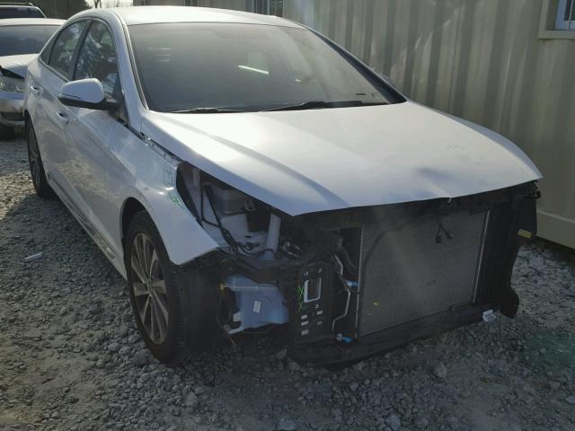 5NPE34AF0FH052036 - 2015 HYUNDAI SONATA SPO WHITE photo 1