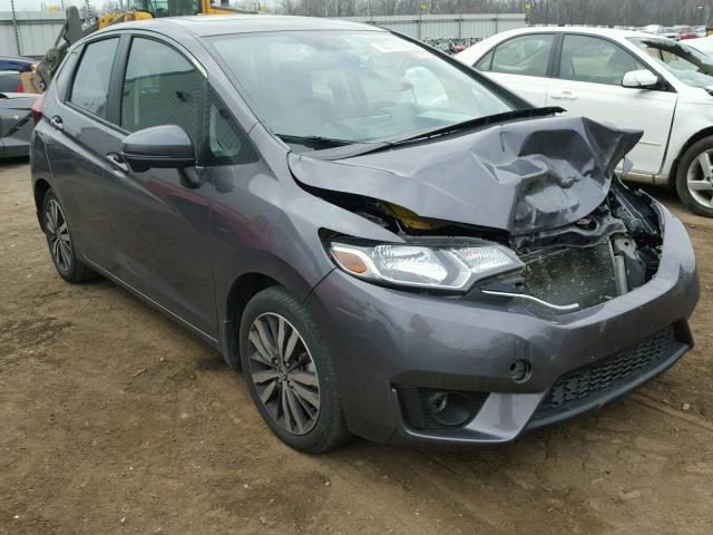 3HGGK5H73GM700207 - 2016 HONDA FIT EX GRAY photo 1