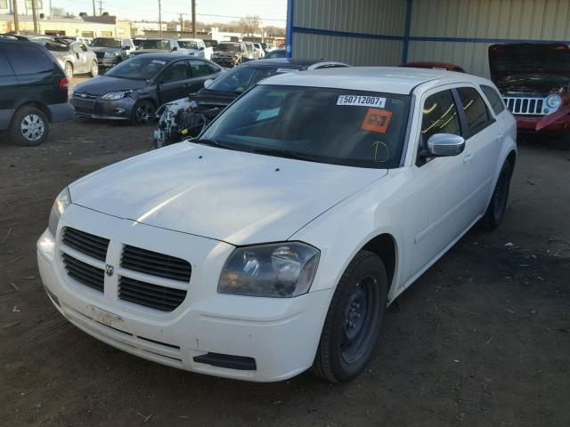 2D4FV47T86H275982 - 2006 DODGE MAGNUM SE WHITE photo 2