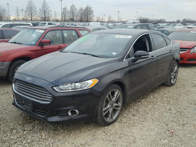 3FA6P0K95GR172638 - 2016 FORD FUSION TIT BLACK photo 2