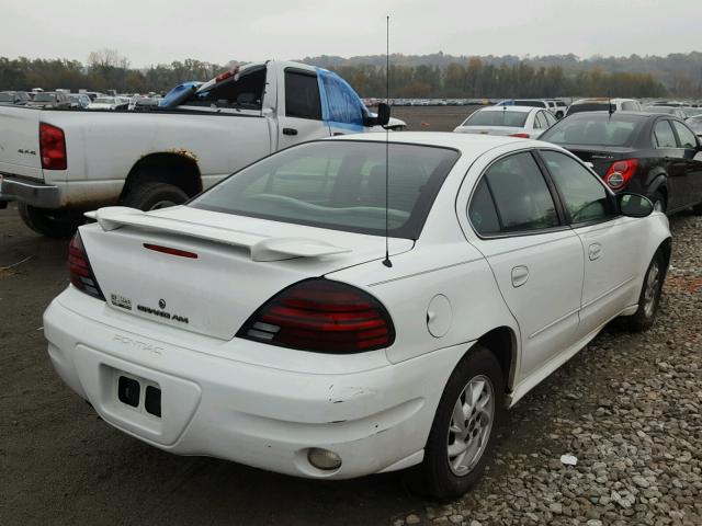 1G2NE52F34M511128 - 2004 PONTIAC GRAND AM S თეთრი ფოტო 4