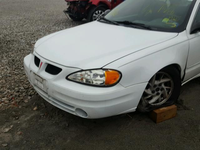 1G2NE52F34M511128 - 2004 PONTIAC GRAND AM S თეთრი ფოტო 9