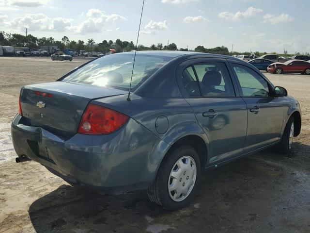 1G1AT58H797182179 - 2009 CHEVROLET COBALT LT GREEN photo 4