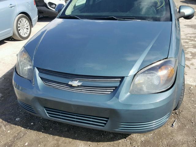 1G1AT58H797182179 - 2009 CHEVROLET COBALT LT GREEN photo 9