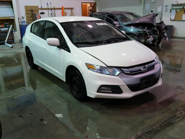 JHMZE2H50CS004142 - 2012 HONDA INSIGHT LX WHITE photo 1