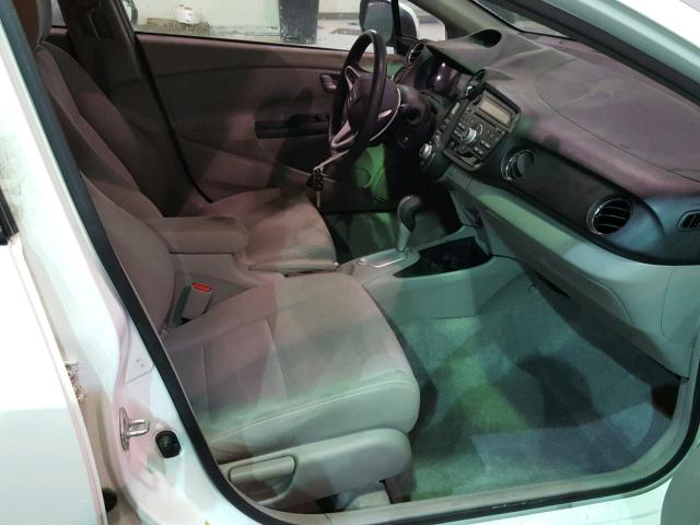 JHMZE2H50CS004142 - 2012 HONDA INSIGHT LX WHITE photo 5