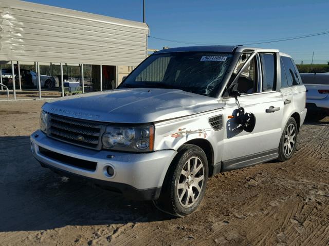 SALSF25407A993155 - 2007 LAND ROVER RANGE ROVE SILVER photo 2