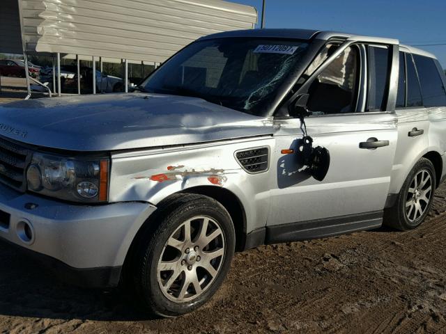 SALSF25407A993155 - 2007 LAND ROVER RANGE ROVE SILVER photo 9