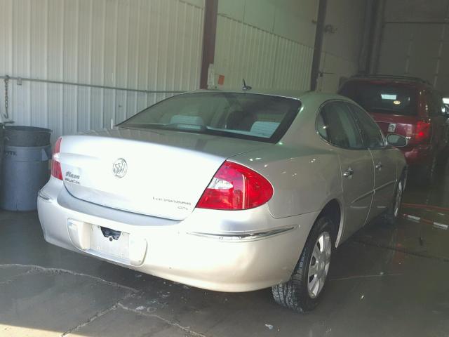 2G4WC582881183664 - 2008 BUICK LACROSSE C SILVER photo 4