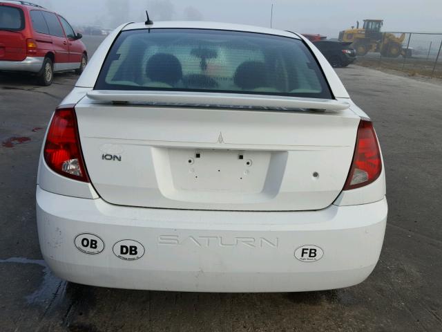 1G8AJ55F37Z162863 - 2007 SATURN ION LEVEL WHITE photo 9