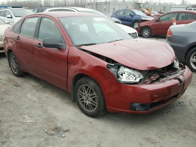 1FAHP3FN7AW214233 - 2010 FORD FOCUS SE RED photo 1