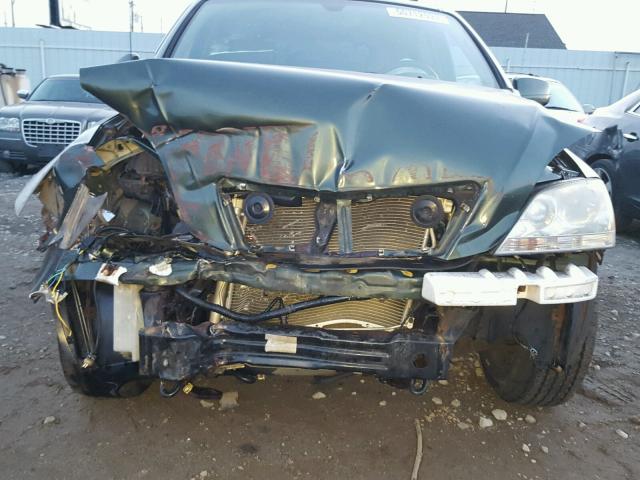 KNDJC733835066023 - 2003 KIA SORENTO EX GREEN photo 9