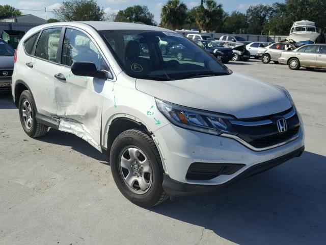 5J6RM3H37FL022929 - 2015 HONDA CR-V LX WHITE photo 1