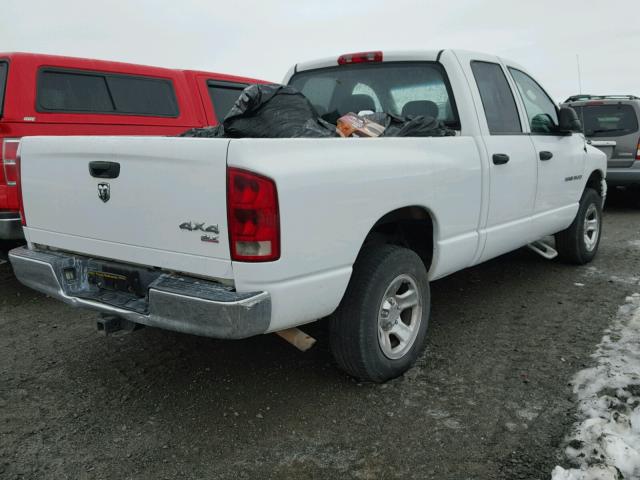 1D7HU18NX5S248755 - 2005 DODGE RAM 1500 S WHITE photo 4