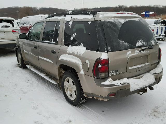 1GNET16S836223620 - 2003 CHEVROLET TRAILBLAZE TAN photo 3