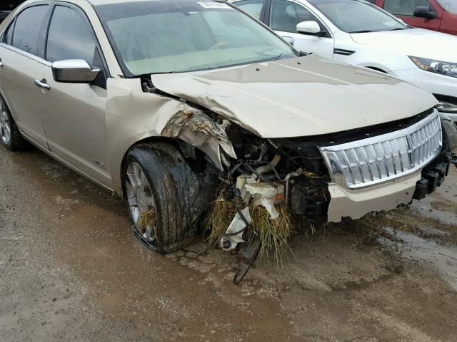 3LNHM26T88R664882 - 2008 LINCOLN MKZ BEIGE photo 9