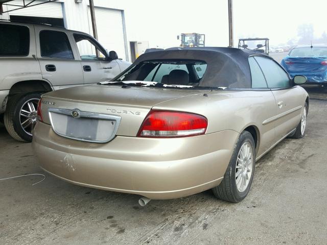 1C3EL55R56N204231 - 2006 CHRYSLER SEBRING TO BEIGE photo 4