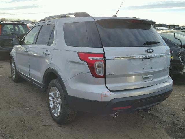 1FM5K7D81FGA25297 - 2015 FORD EXPLORER X SILVER photo 3