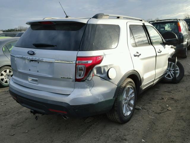 1FM5K7D81FGA25297 - 2015 FORD EXPLORER X SILVER photo 4