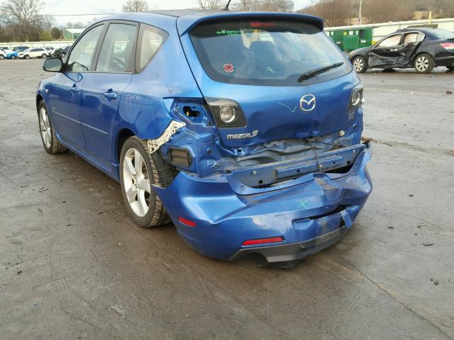 JM1BK343161486474 - 2006 MAZDA 3 HATCHBAC BLUE photo 3