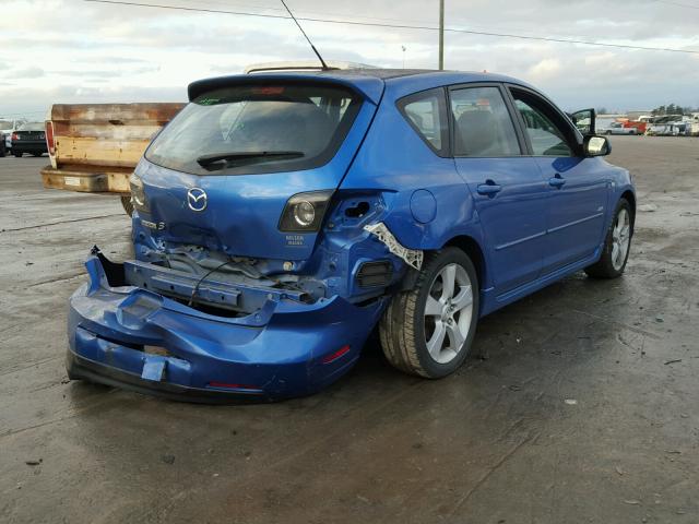 JM1BK343161486474 - 2006 MAZDA 3 HATCHBAC BLUE photo 4