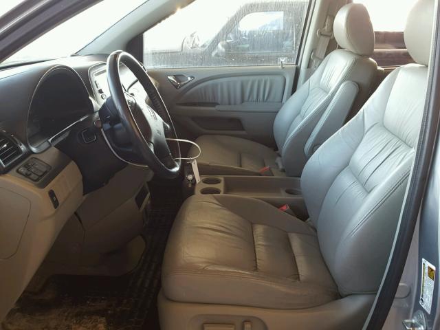 5FNRL38738B097841 - 2008 HONDA ODYSSEY EX GRAY photo 5